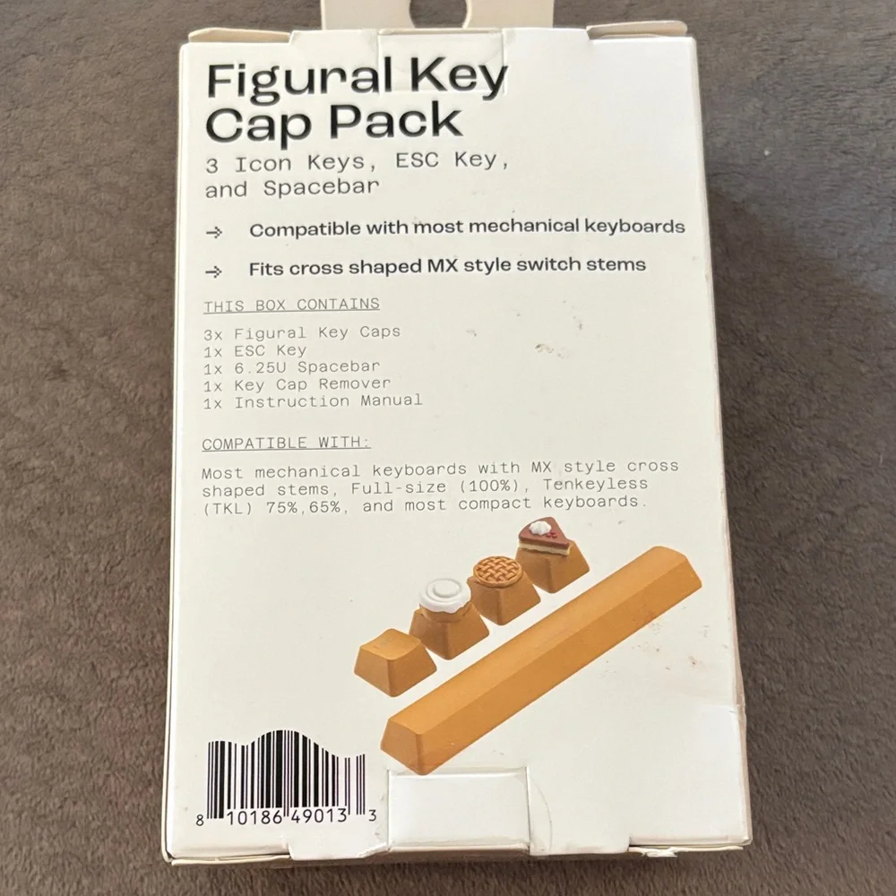 Figural Key Cap Pack - Dessert